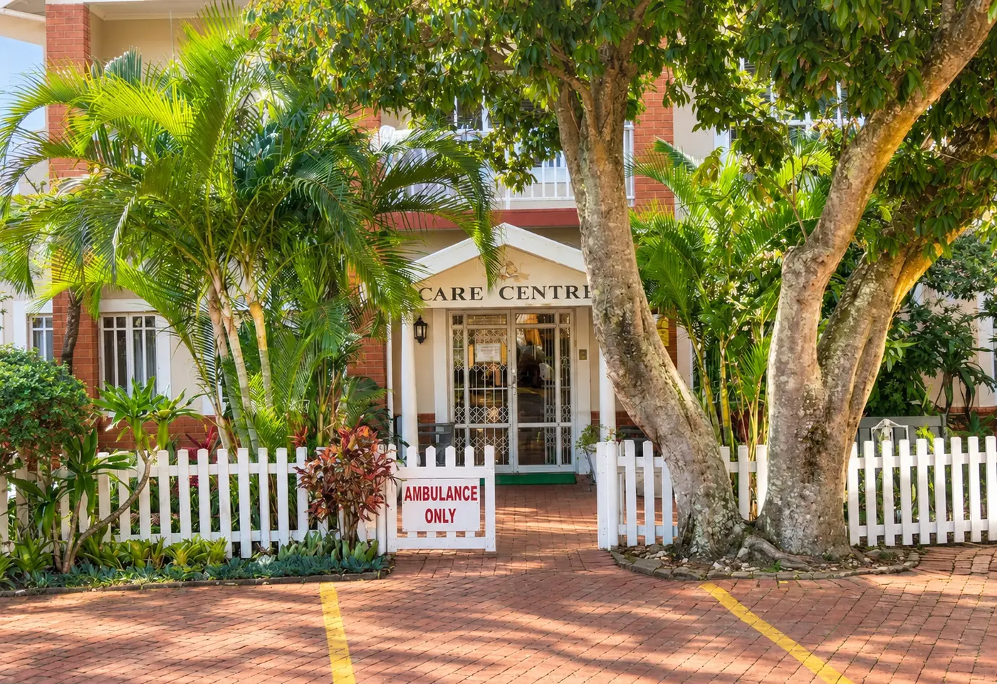 Entrance to the on-site Care Centre