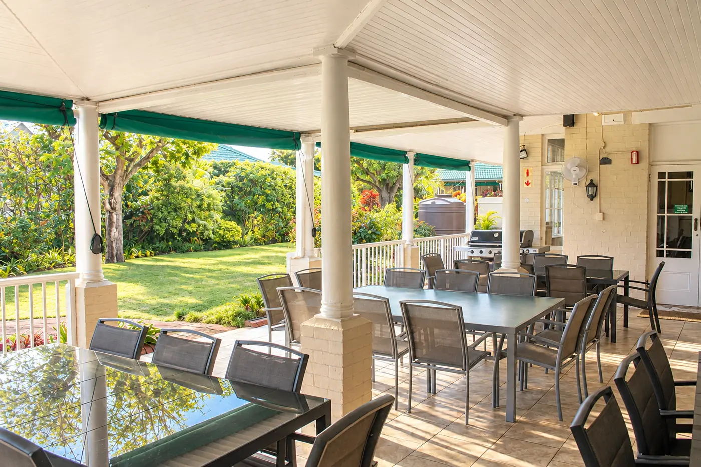 Covered patio