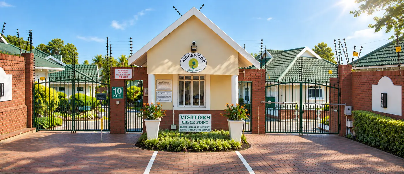Village entrance